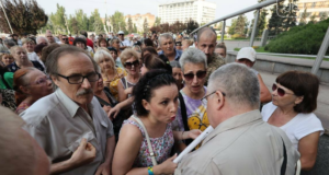 Protest w Zaporożu po odcięciu prądu: żądanie przywrócenia światła