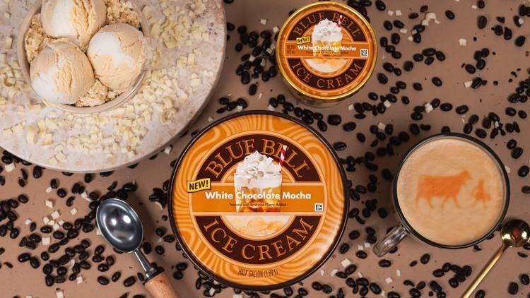 Blue Bell выпустила мороженое «Белый шоколадный мокко»
