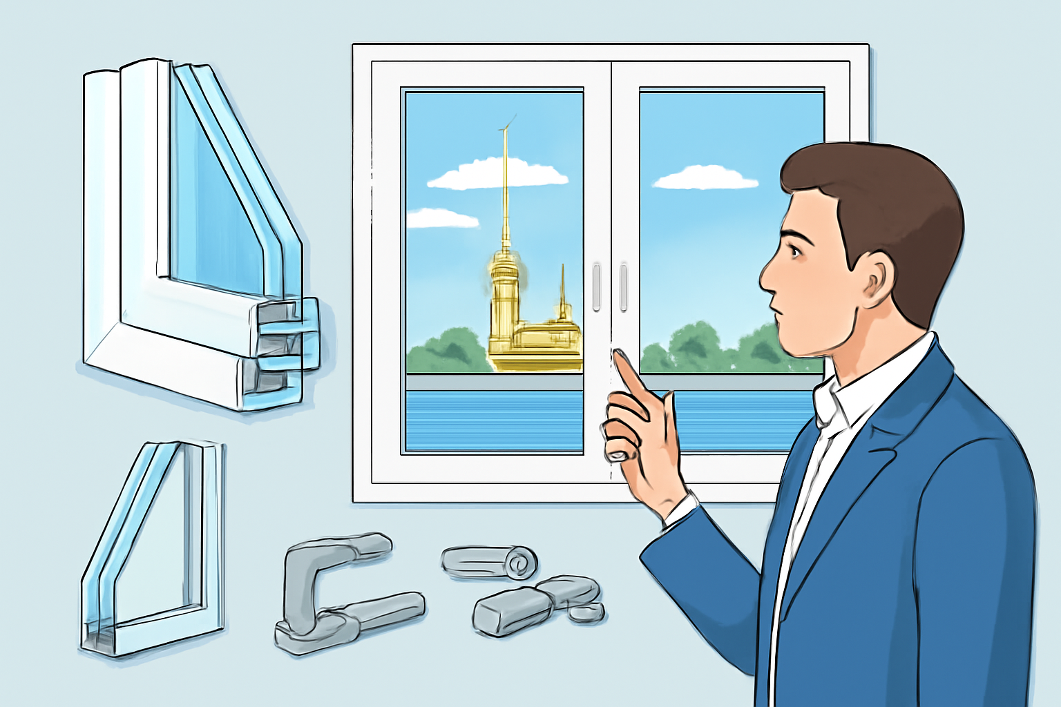 Как выбрать пластиковые окна в Санкт-Петербурге: полное руководство по профилям, стеклопакетам и фурнитуре