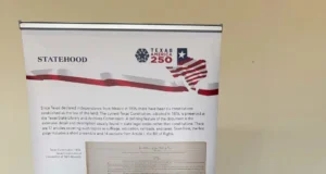 Грэпевин проводит выставку по истории Техаса в честь 250-й годовщины США