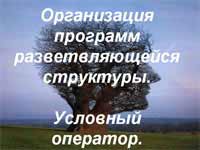 Условный оператор