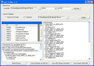xml в excel