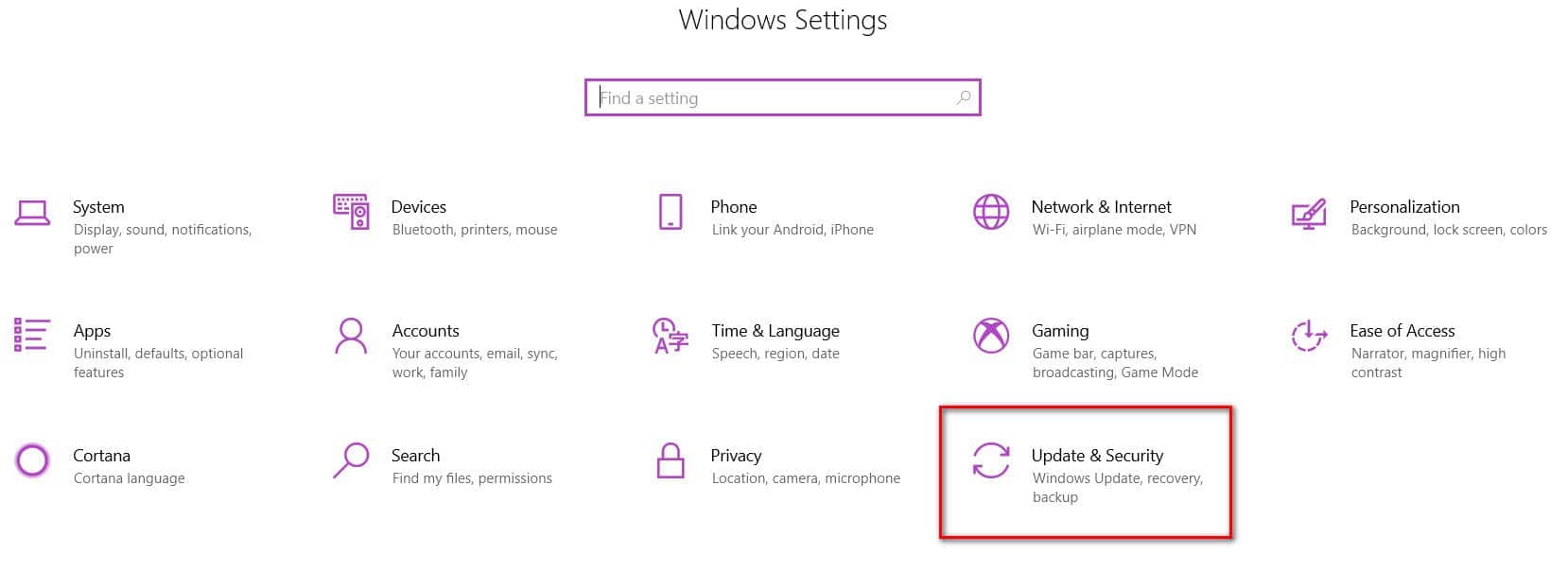 تحديث ويندوز 10 Update Windows الاخير 2019 - 2020