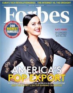 Кэти Перри на обложке Forbes Кэти Перри на обложке Forbes