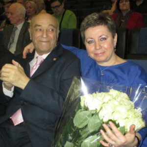 Владимир Этуш с женой. Фото