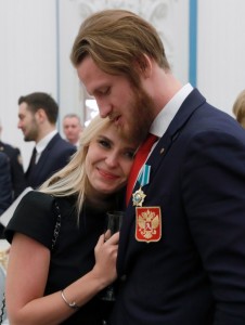 Пелагея с мужем 2018