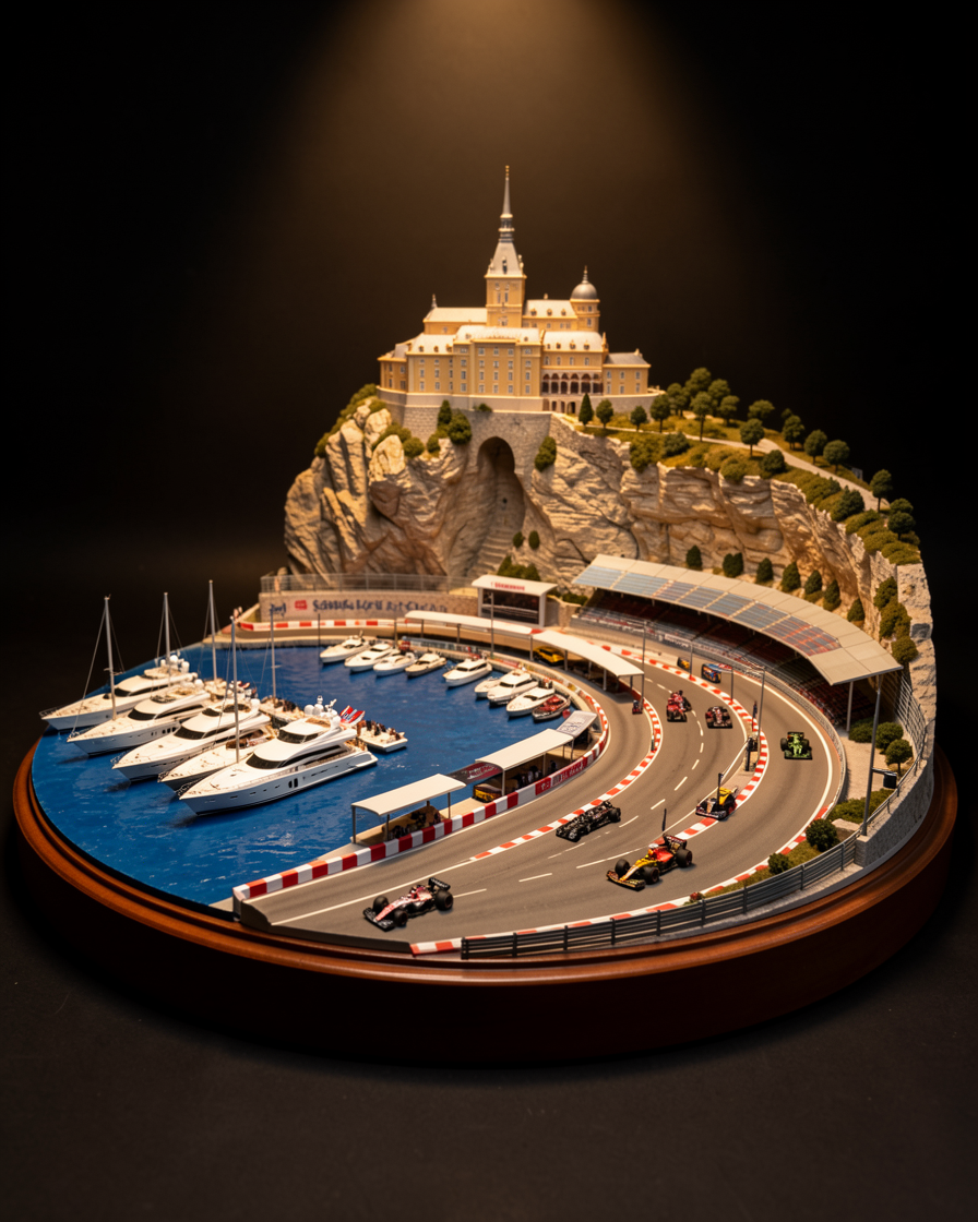 Circuit de Monaco, Sector N exit, return route to Nice/Beausoleil/Cap-d'Ail