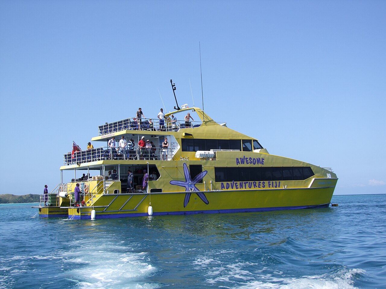Yasawa Flyer Ferry real-world photo