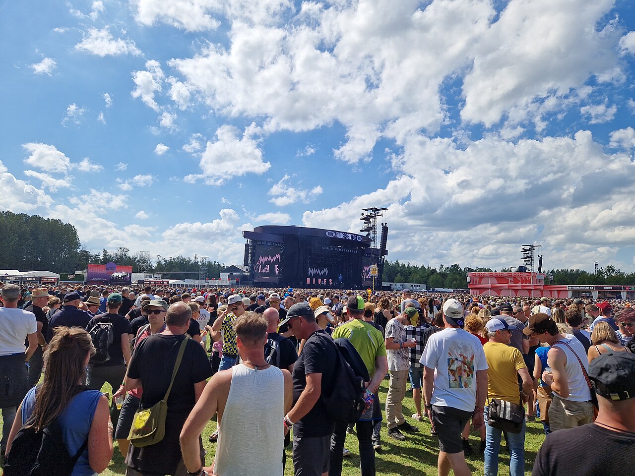 Rock Werchter festival crowd