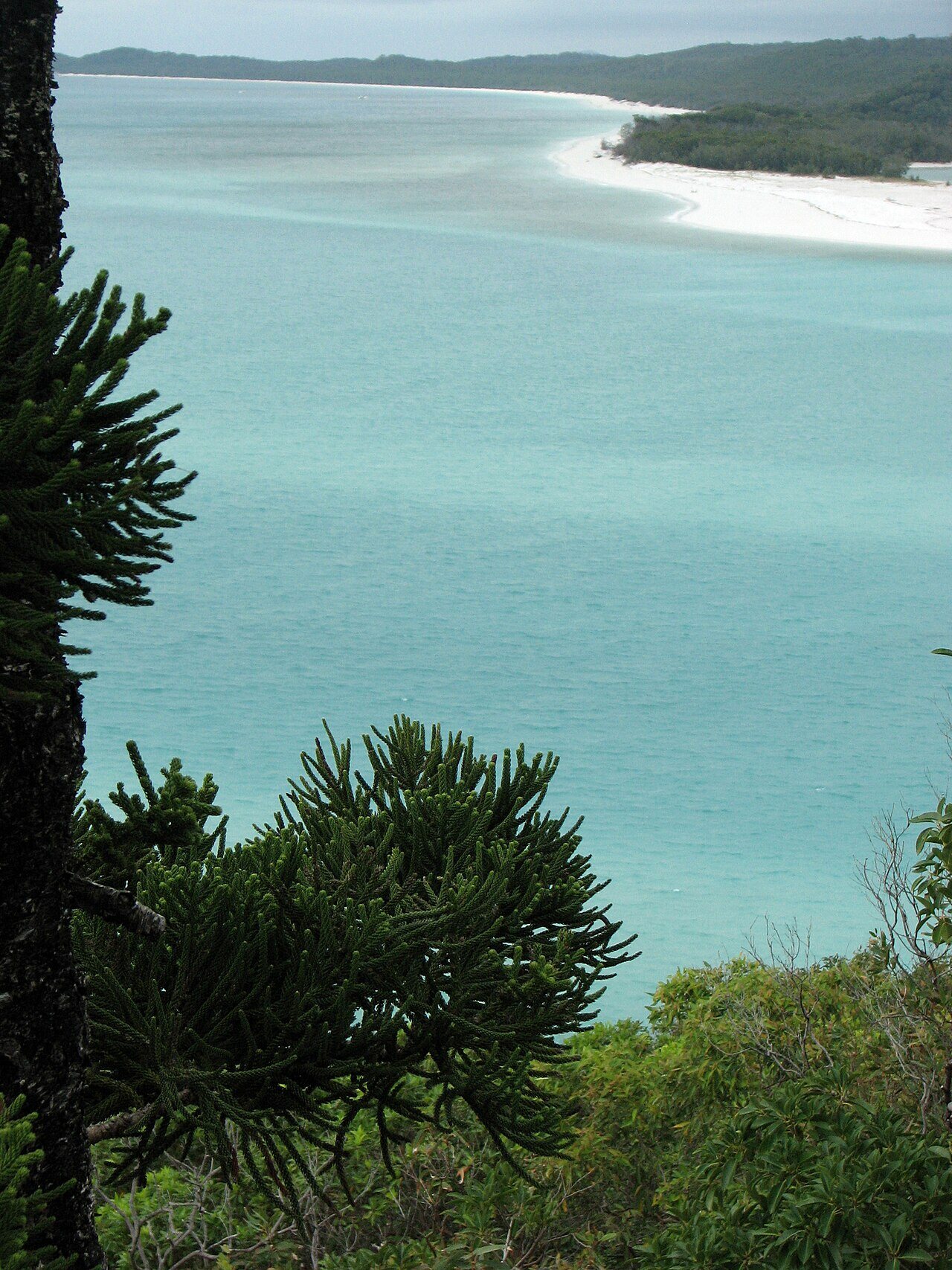 Hill Inlet and Whitehaven Beach view