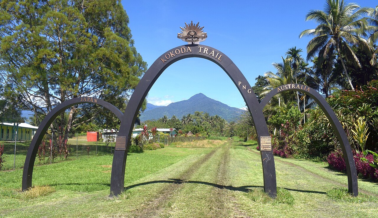 Kokoda Gate and mountain endpoint setting