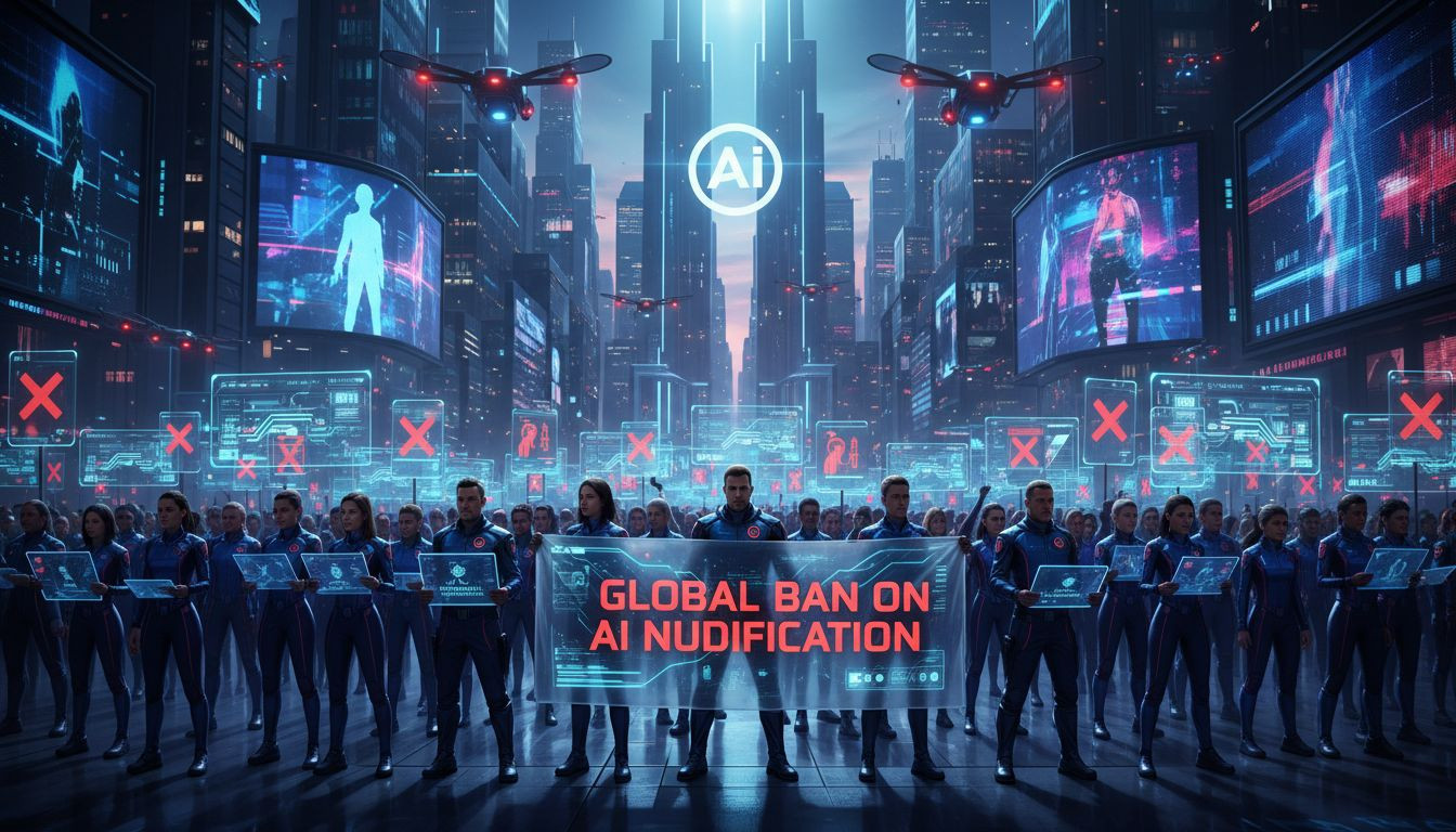 Over 100 Organizations, Including Interpol and the European Commission, Demand Global Ban on AI Nudification Tools