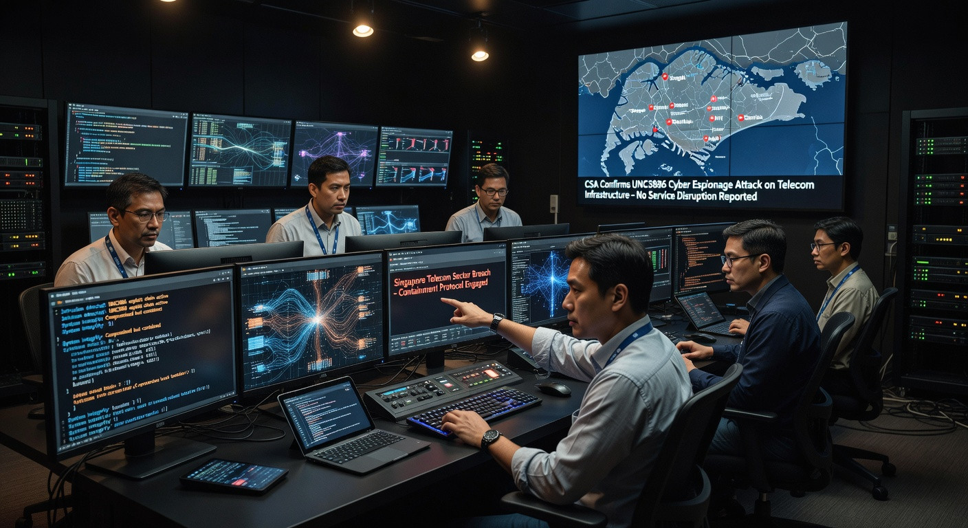 Singapour révèle une vaste campagne de cyberespionnage ciblant les quatre opérateurs de télécommunications