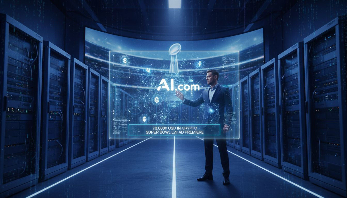 Crypto.com CEO Shatters Domain Record with $70M AI.com Purchase to Launch Autonomous AI Agent Platform