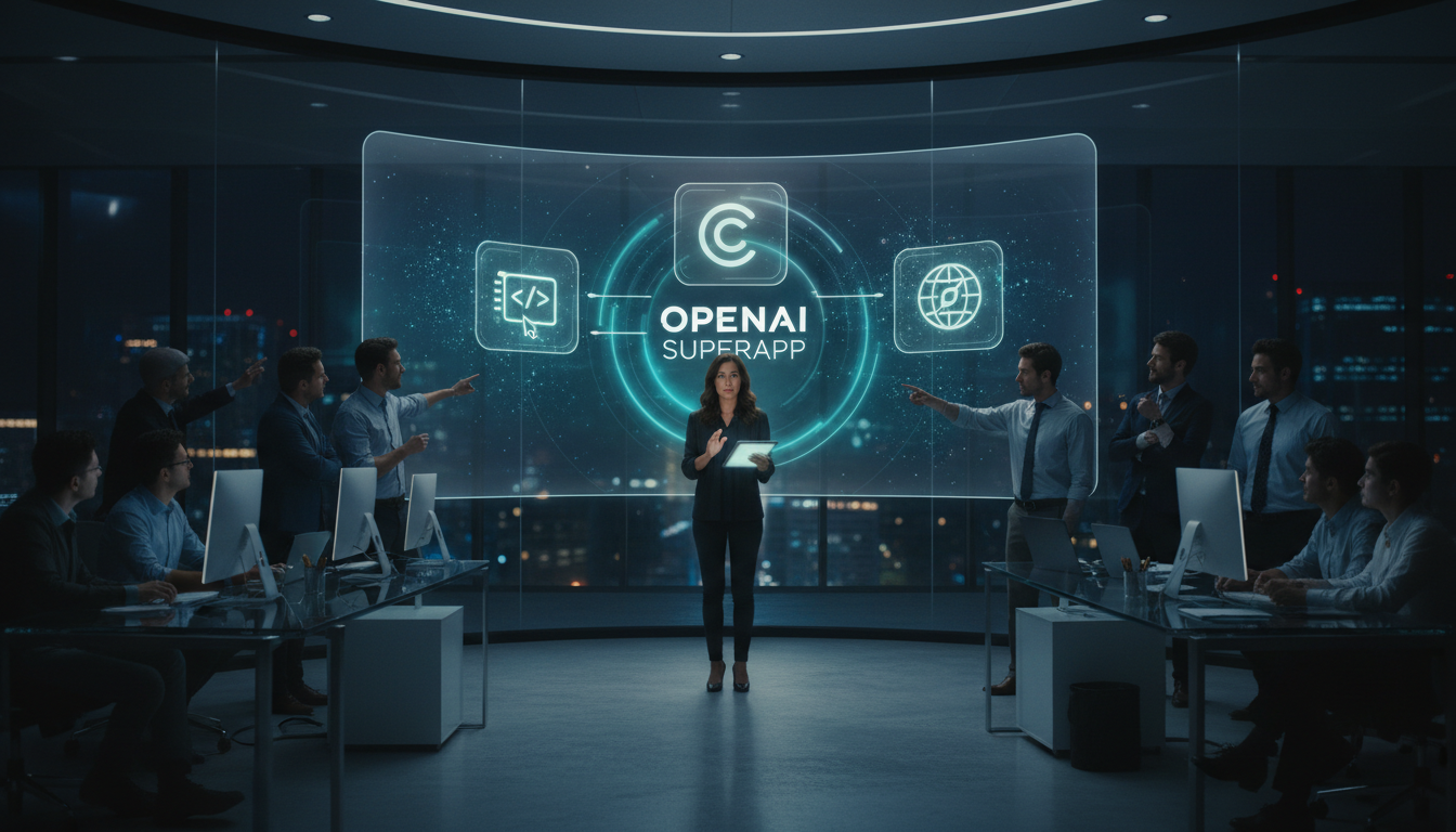 La estrategia de la "Superapp" de OpenAI: Por qué fusionar ChatGPT, Codex y Atlas lo cambia todo