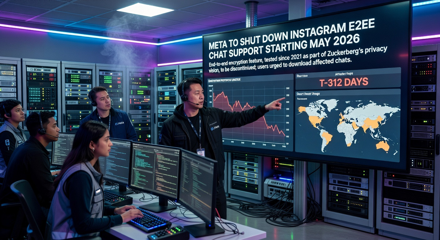 मेटा ने बदला फैसला: इंस्टाग्राम मई 2026 में एंड-टू-एंड एन्क्रिप्टेड चैट के लिए समर्थन समाप्त करेगा