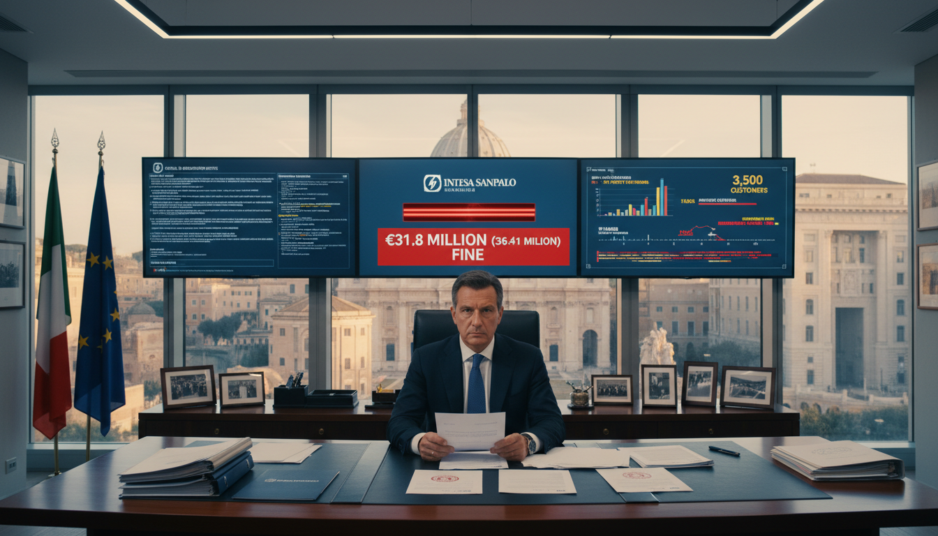 Der hohe Preis der Neugier: Warum Italien gegen Intesa Sanpaolo ein Bußgeld von 31,8 Millionen Euro verhängte