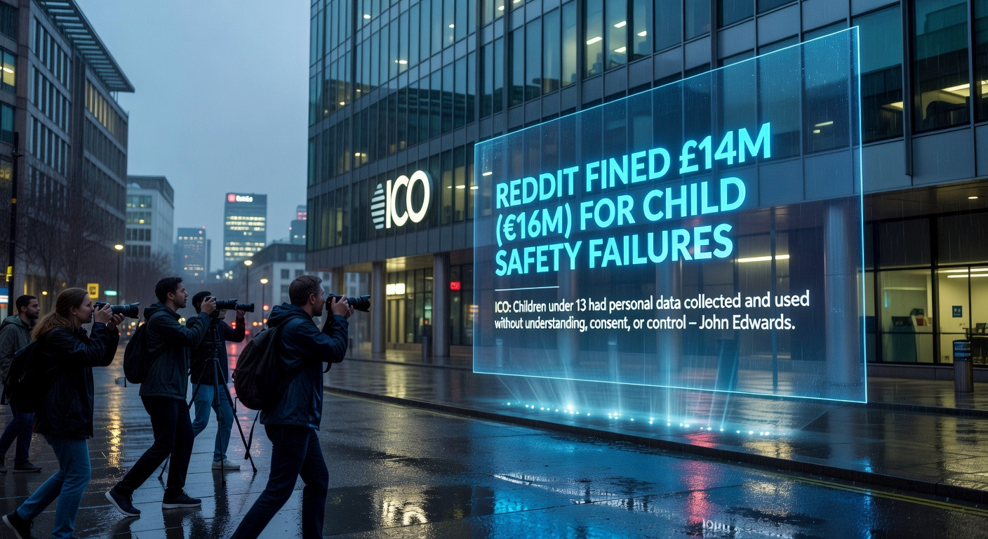 Le régulateur britannique inflige une amende de 14,3 millions de livres à Reddit pour manquement à la sécurité des enfants