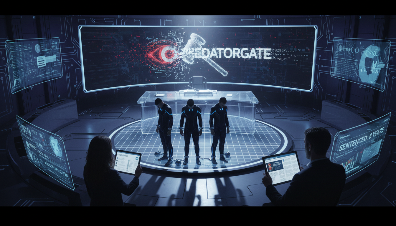 प्रीडेटर का पतन: ऐतिहासिक स्पाइवेयर फैसले में इंटेललेक्सा के अधिकारियों को 8 साल की सजा