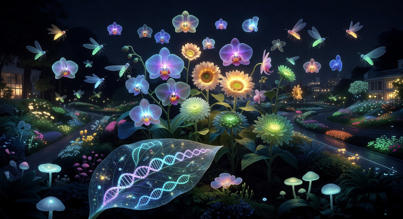From Sci-Fi to Sidewalks: How China’s New Bioluminescent Plants Could Redefine Urban Light