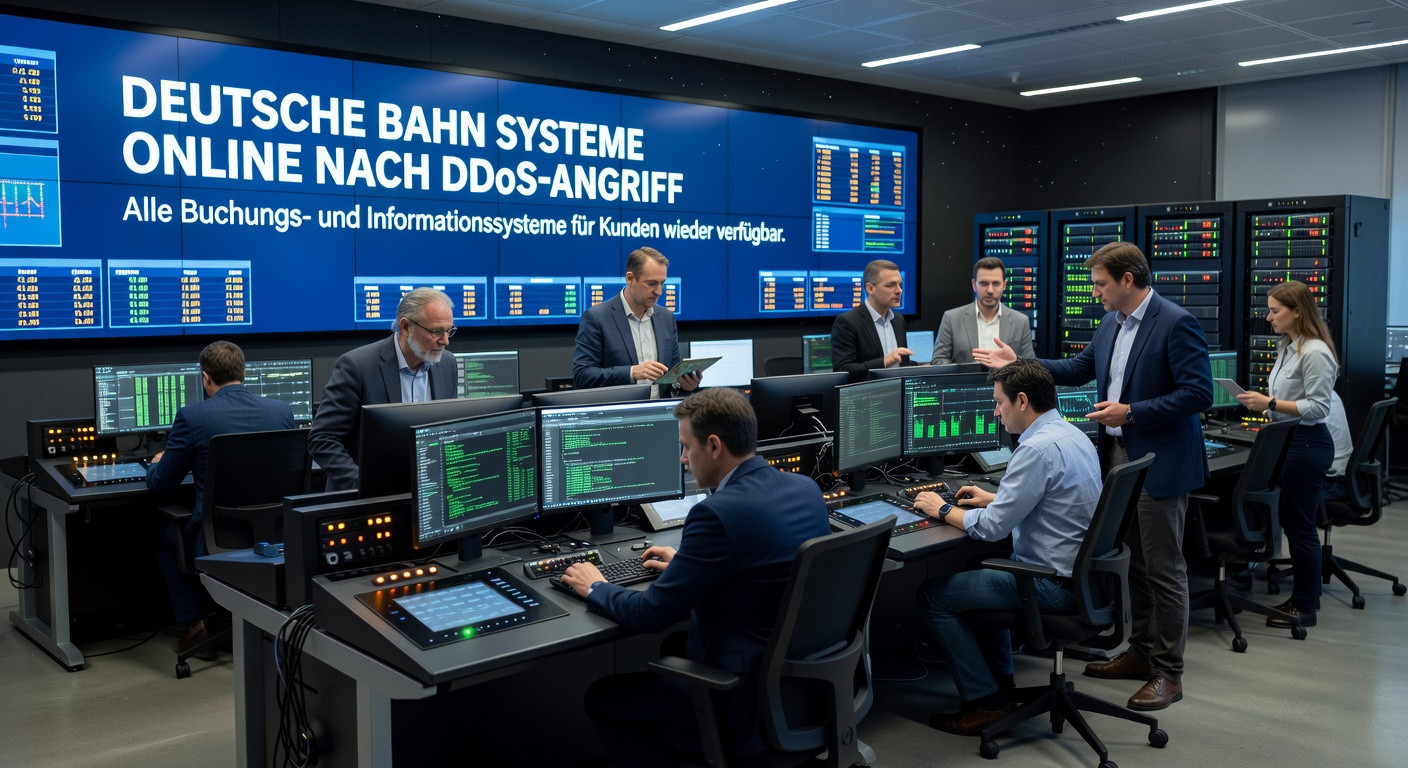 Deutsche Bahn Restores Digital Services Following Targeted DDoS Attack