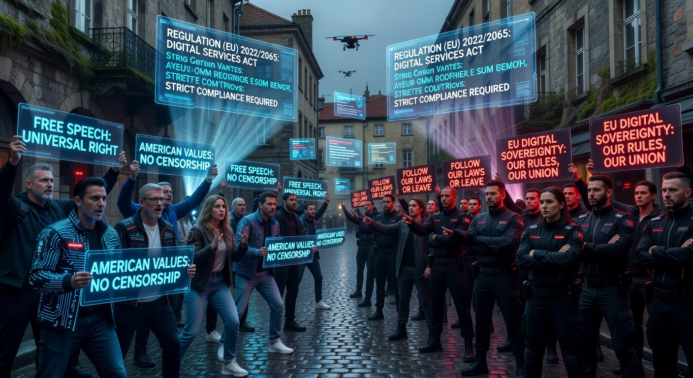Sovranità Digitale vs. Primo Emendamento: Navigare nel Grande Scisma Tecnologico Atlantico