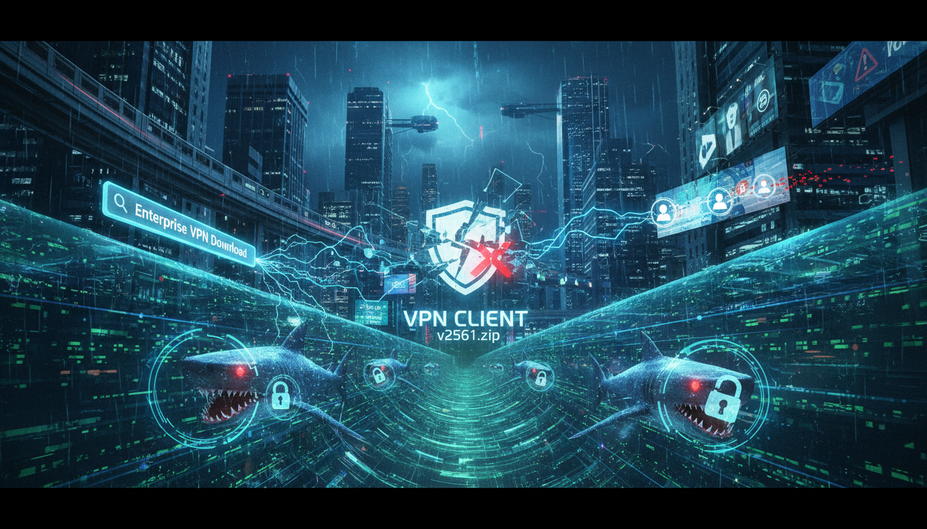 Alert Storm-2561: Jak SEO poisoning zamienia pobieranie VPN w pułapki na poświadczenia