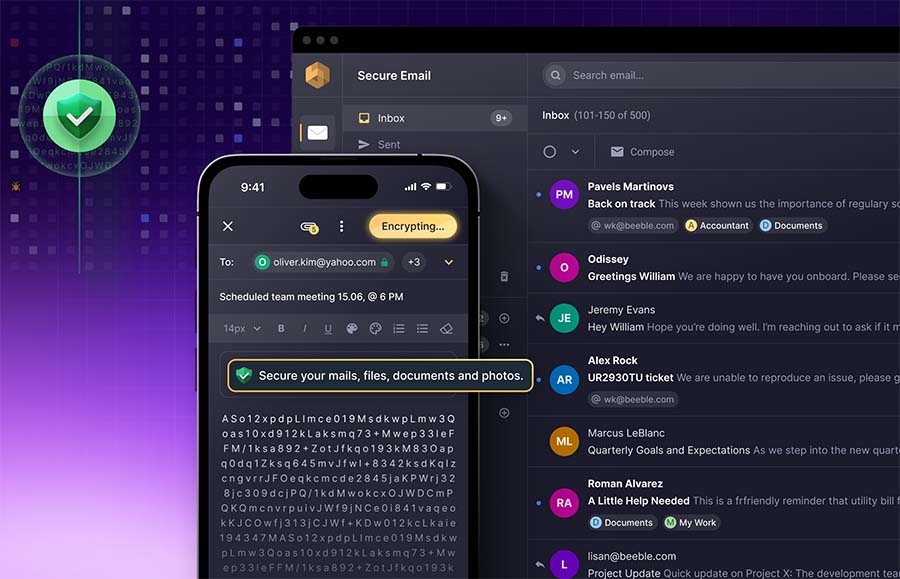How to Secure an Email With Beeble