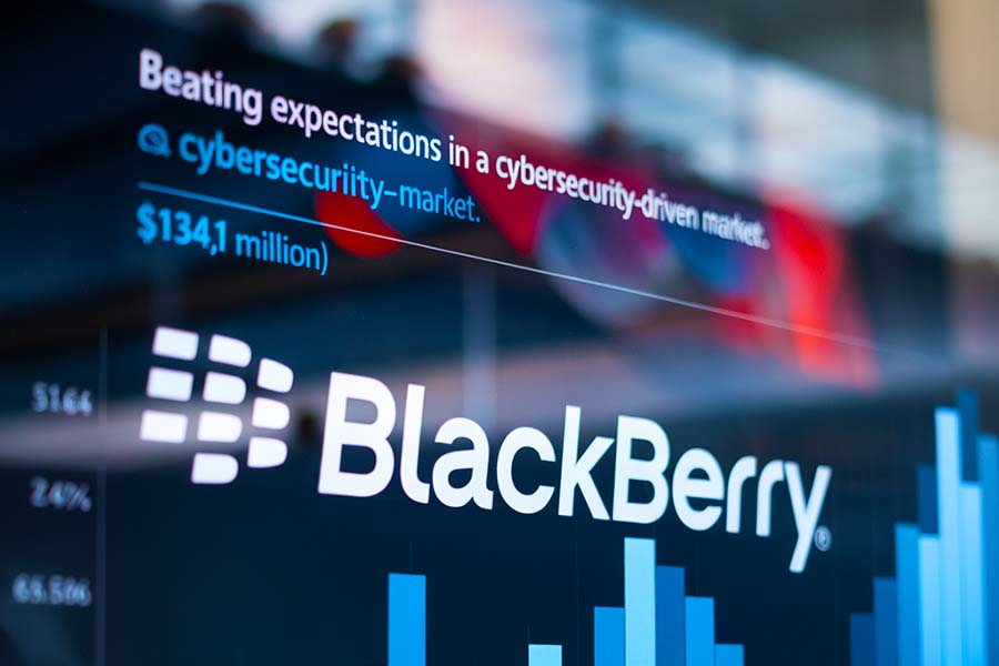BlackBerry beats estimate for revenue on strong demand for cybersecurity services