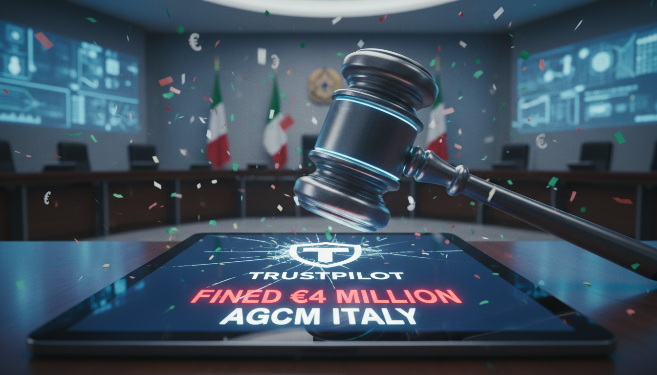 Pasitikėjimo problemos: kodėl Italijos 4 mln. eurų bauda „Trustpilot“ yra lūžio taškas atsiliepimų ekonomikai