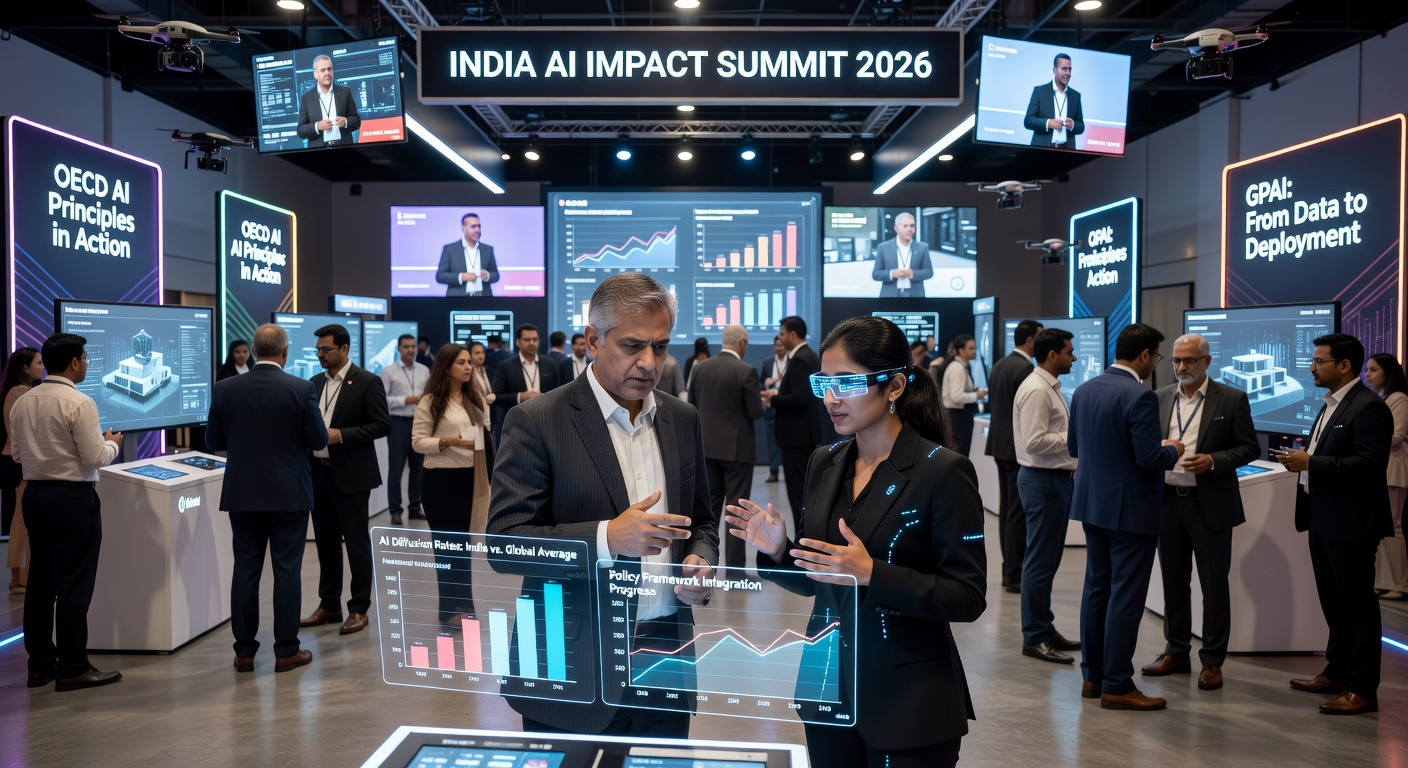 Dai principi alla pratica: come l'OCSE sta plasmando il futuro all'India AI Impact Summit