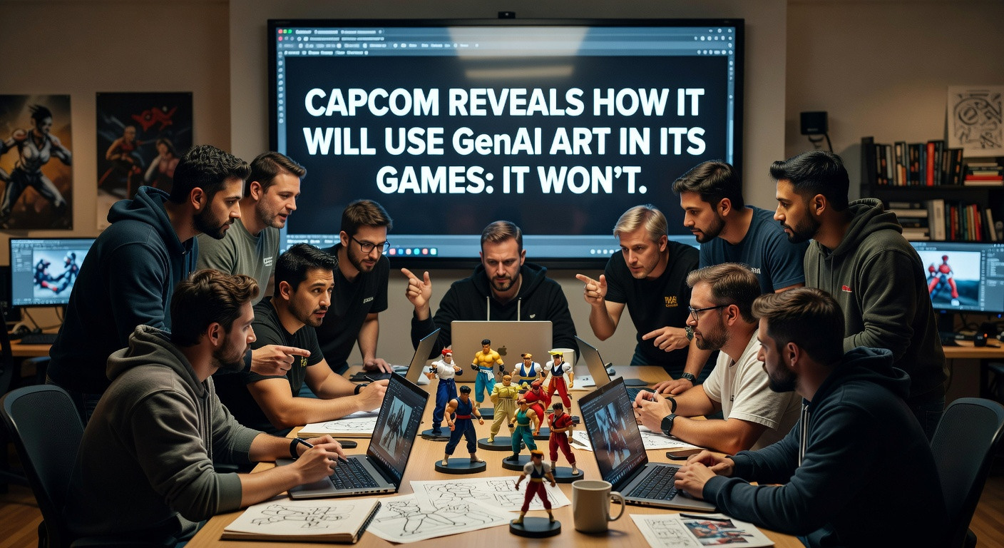 Человеческий фактор в цифровую эпоху: почему Capcom проводит черту в вопросе использования ИИ-арта