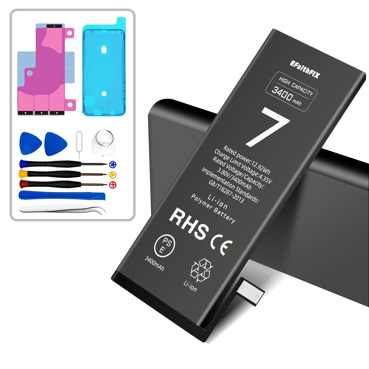 0 Cycle Battery For Apple iPhone 7 Replacement Lithium Polymer Bateria With Tool