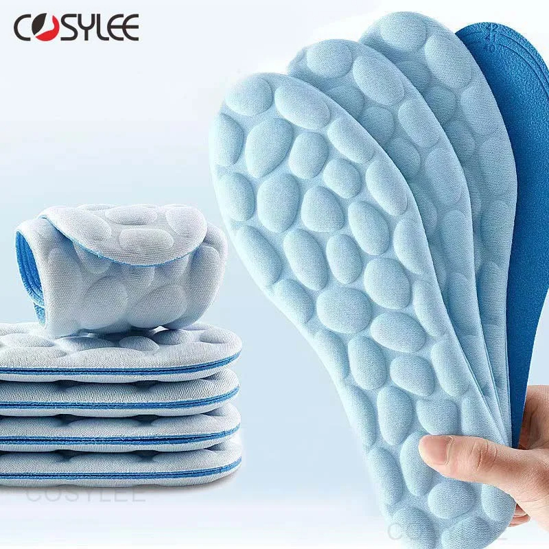 4D Sport Insoles for Shoes Women Men Deodorant Breathable Cushion Running Insole