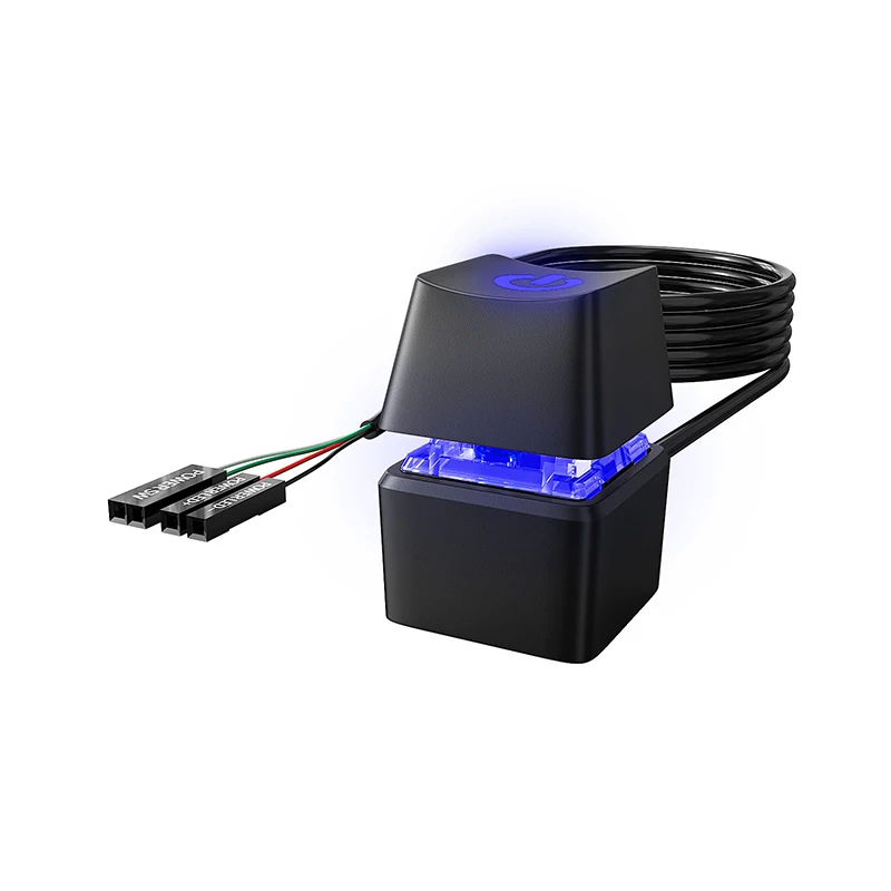 TEUCER 1.65/5/10m LED Lights Computer Desktop Switch PC Motherboard External Sta