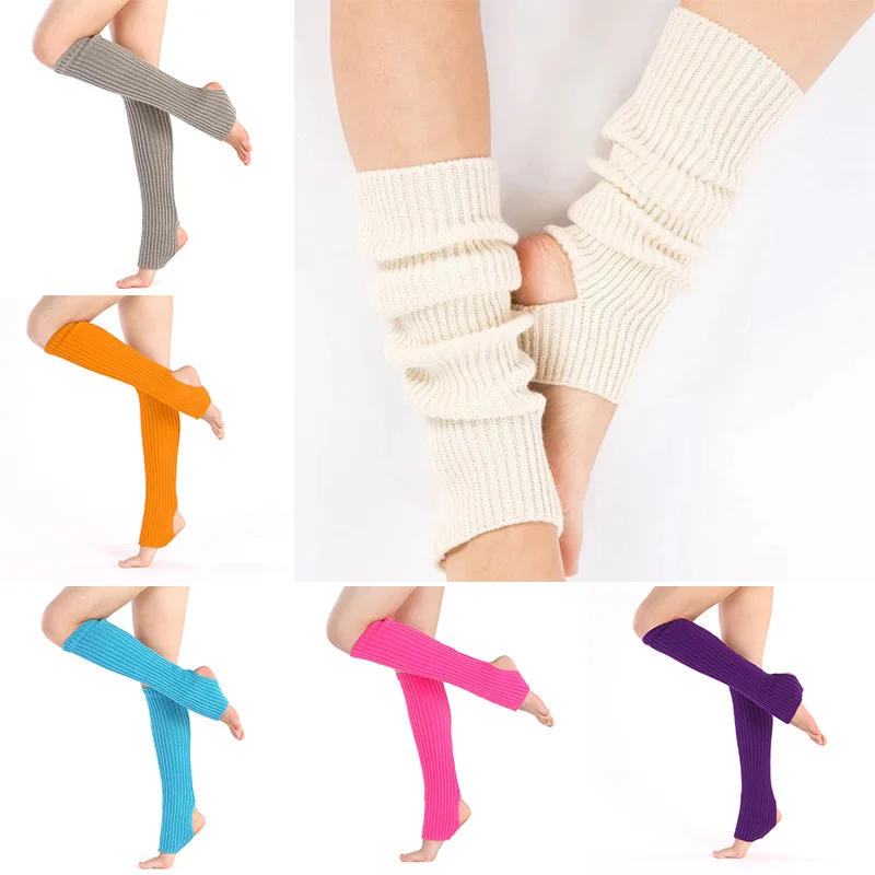 1 Pair Fashion Woman Latin Socks Fitness Dancing Female Wear Exercising Long Sec