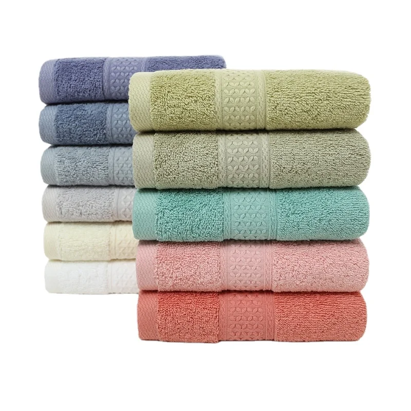 100% Cotton 33*72cm Face Towel Absorbent Pure Hand Face Cleaning Hair Shower Mic