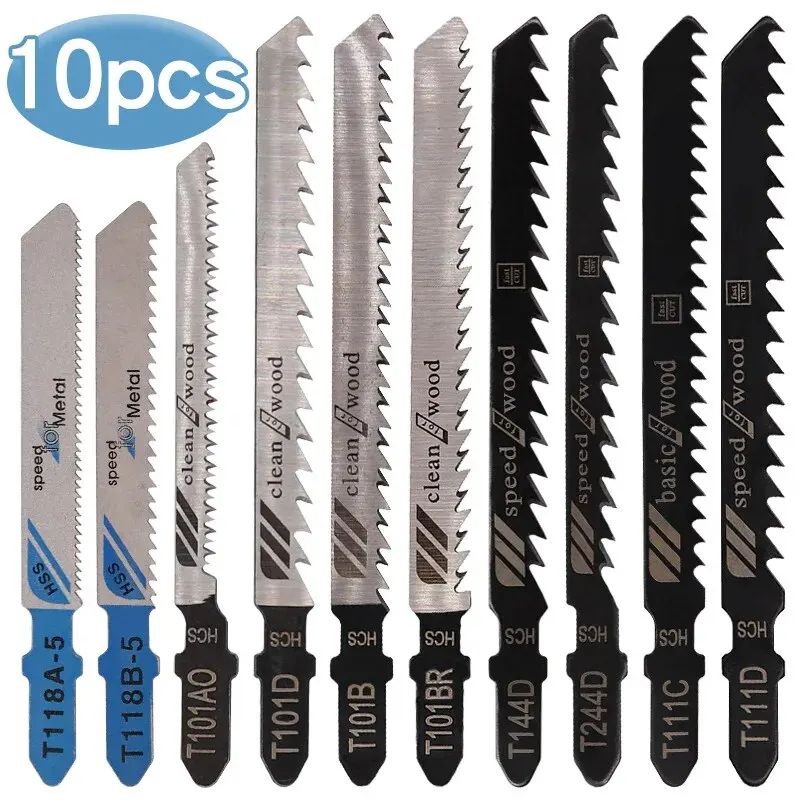 10PCS Electric Saw Blades for Woodworking Metal Plastic Machines with Fine and C