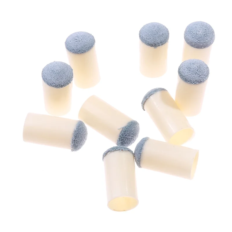 10pcs 10/13mm Slip-on Billiards Cue Tips Protector Pool Cue Stick Entertainment 