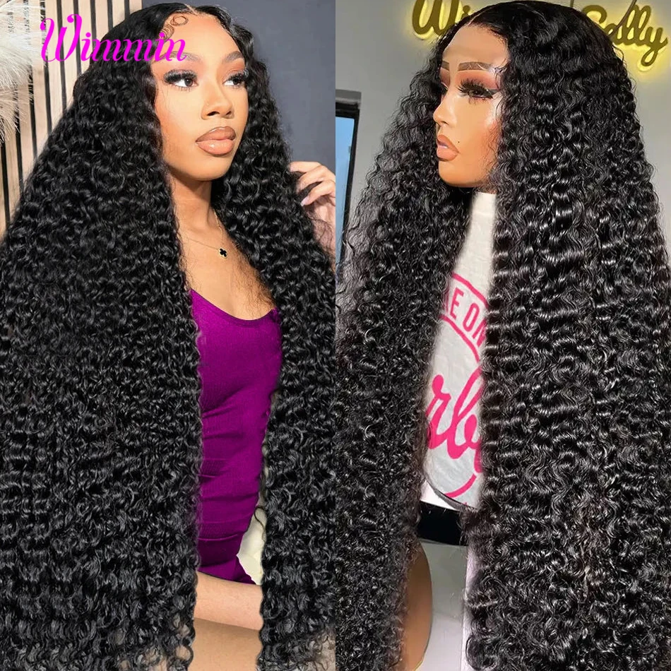 13x6 Lace Frontal Wigs Deep Wave Glueless Wig Human Hair 13x4 Frontal Wig 5x5 La