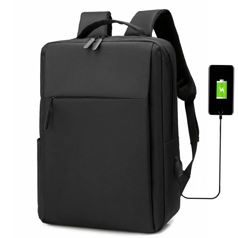 15.6 Inch Laptop Men Backpack Nylon Travel Male Laptop Backpack Usb Charging Com