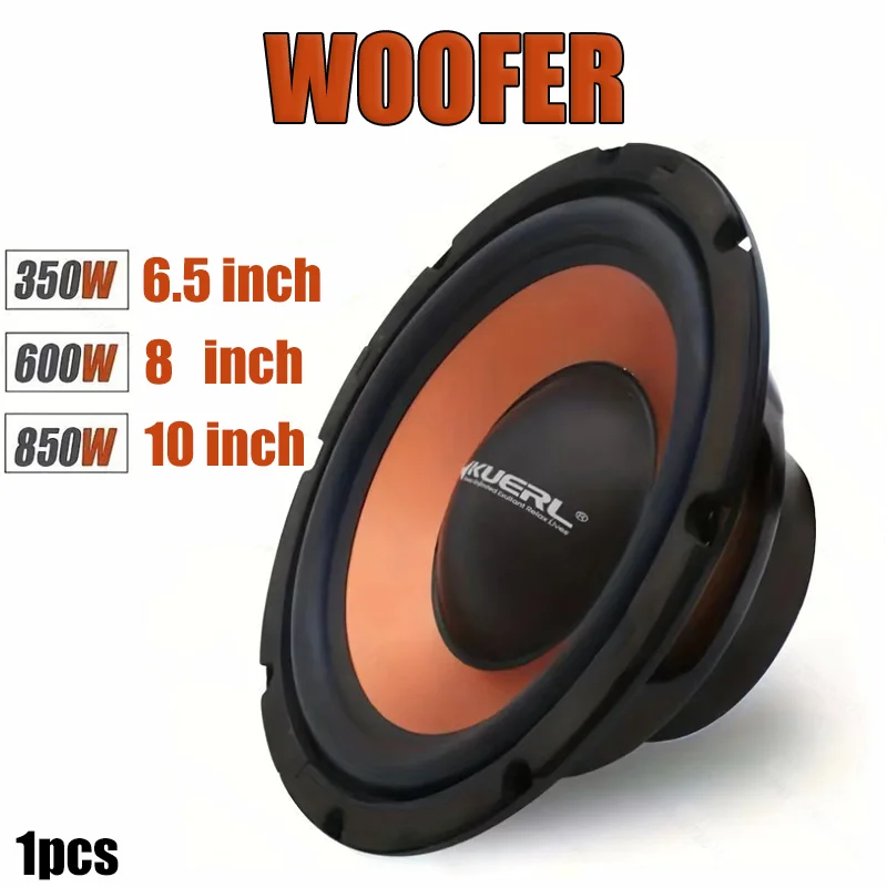 1pcs 6.5/8/10 Inch Car Subwoofer High Power 35 Core 100 Magnetic Car Speakers Mu