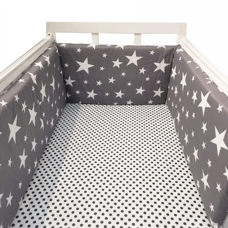 200*30cm Baby Crib Fence Cotton Bed Protection Railing Thicken Bumper One-piece 