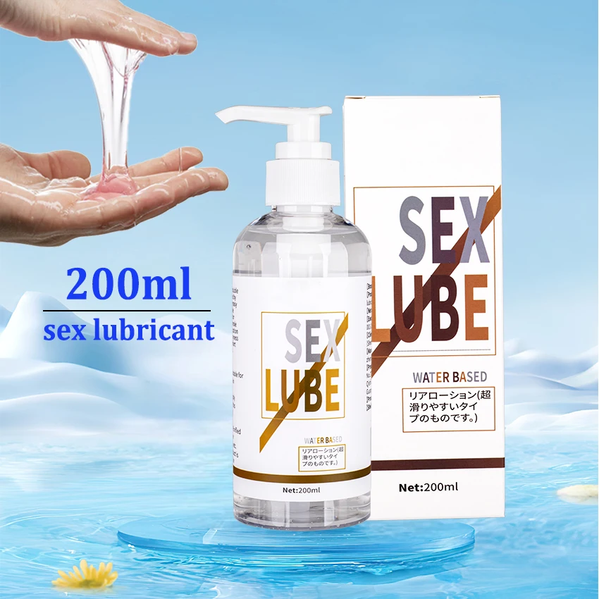 200ml Intimate Lubricant Pleasure Body Erotic Oil Water-Based Lubricant Adult Se