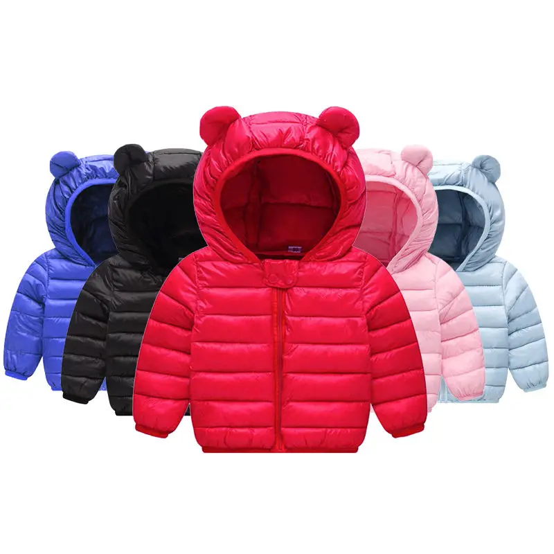 Baby Girls Jacket Spring Autumn Winter Jacket For Girls Coat Kids Warm Hooded Ou