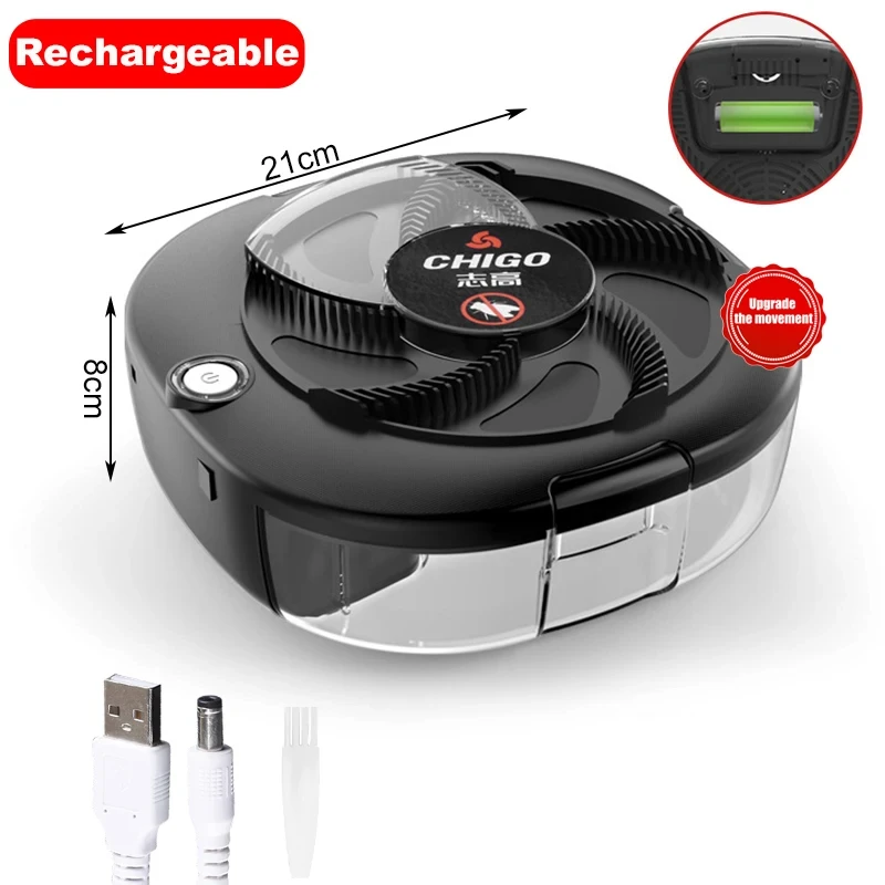 Upgraded Flycatcher USB/Rechargeable Electric Fly Trap Safety Insect Flytrap Ind