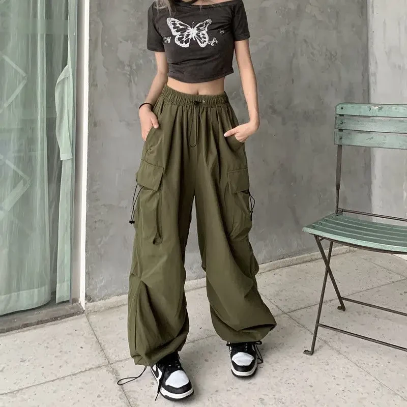 American Vintage Workwear Casual Pants Women's Summer Autumn Hundred Straight Dr