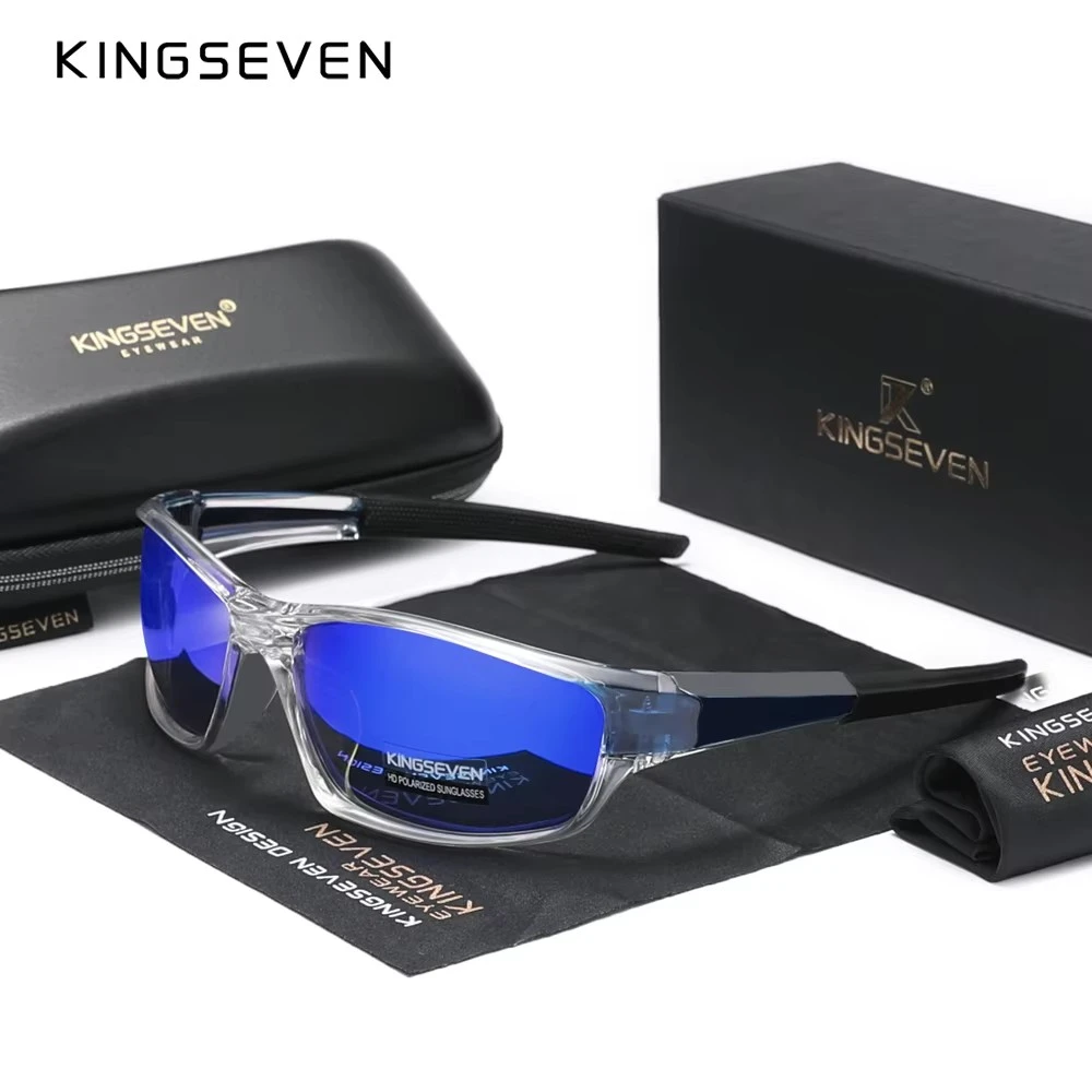 Genuine KINGSEVEN New Design Men's Sports Polarized Sunglasses Women UV Lens Travel Fashion Eyewear