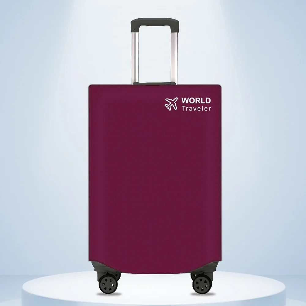 20-30 inch Non-woven Travel Luggage Cover Solid Color Stylish Waterproof Detacha