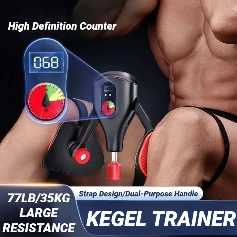 Smart Counting Pelvic Floor Muscle Trainer Thigh Adjustable Levator Sphincter Ex